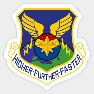 Higher Further Faster Sticker